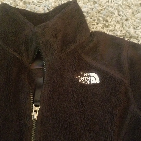 Girls Black Fleece North Face Jacket Size L - Picture 2 of 4
